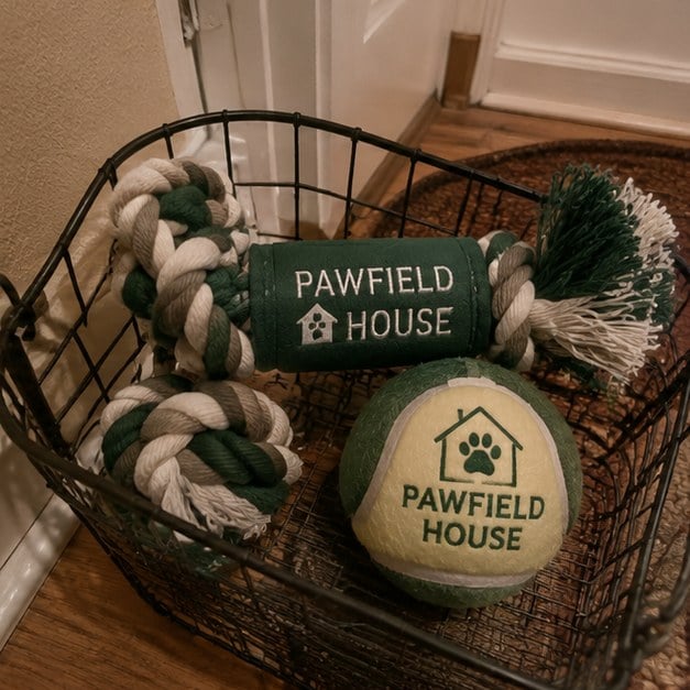 Custom plush dog toy - customer photo