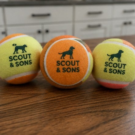 Custom Tennis Ball Dog Toys