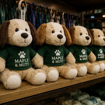 Customized dog toys for pet brands and retail